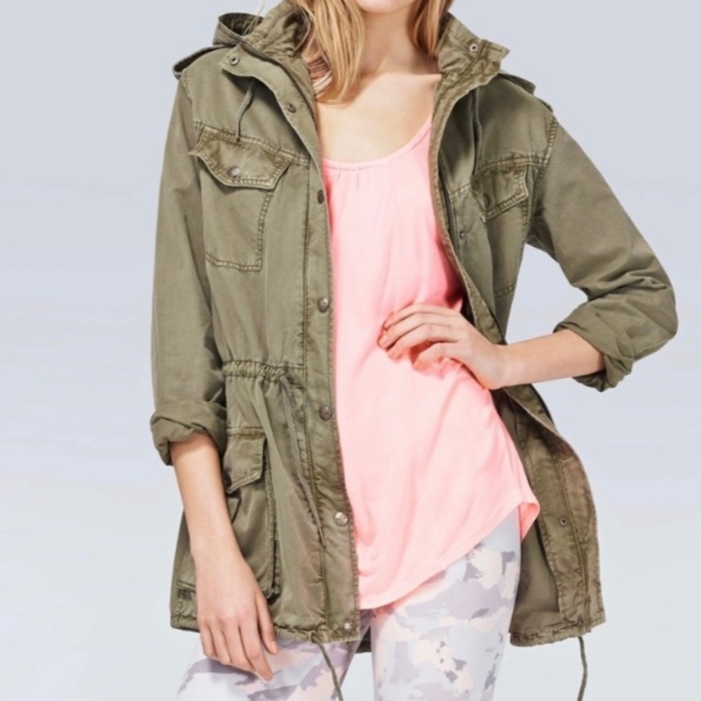 Aritzia Green Utility Jacket